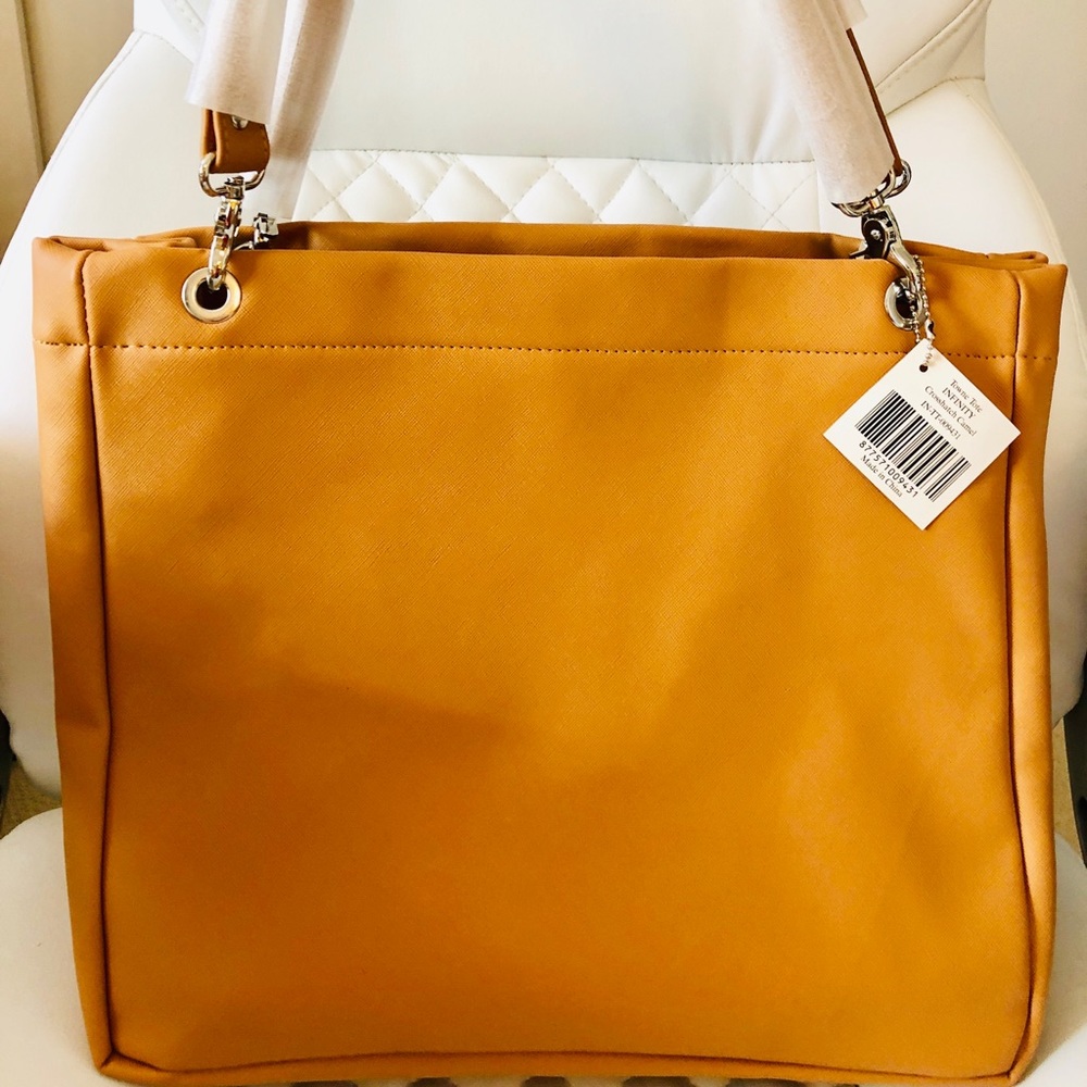 NWT- Camel Color Town Tote Bag